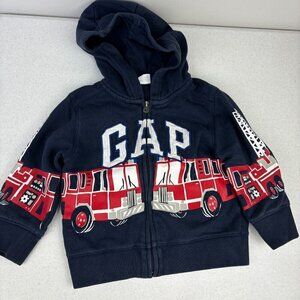 Gap Firetruck Hoodie Sweatshirt Zip Jacket 3